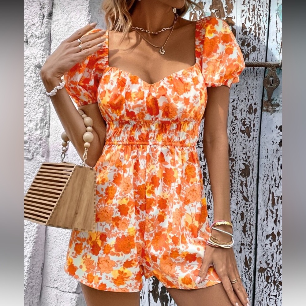 Shein Floral Romper